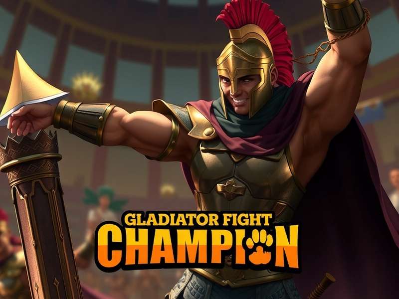 Gladiator Fight Champion Game Banner